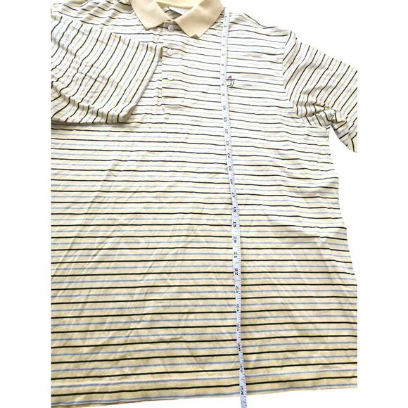 Masters Augusta National Golf Men’s Polo Shirt size large Pima cotton striped - Picture 4 of 5
